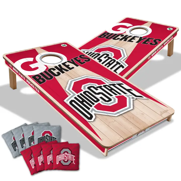 Ensemble de Cornhole Ohio State Buckeyes 2x4 AST
