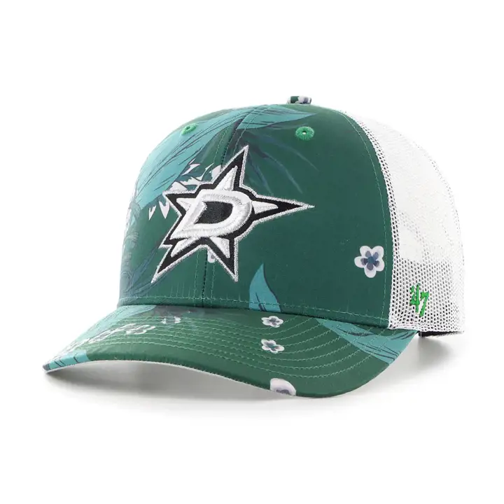 Casquette Trucker 47 DALLAS STARS NHL Ibiza Floral Vert foncé/Blanc