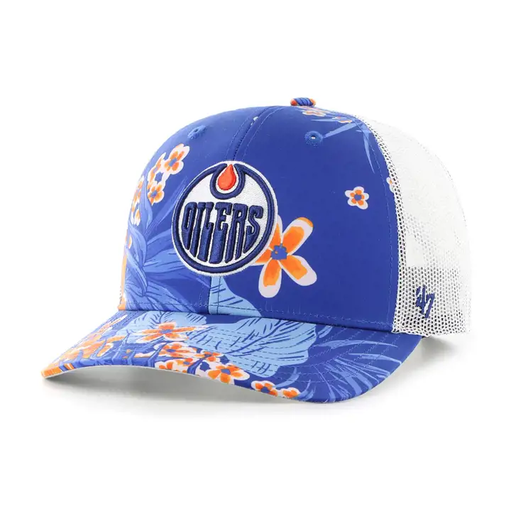 EDMONTON OILERS LNH Ibiza Floral 47 Casquette Trucker rbl/ bcl