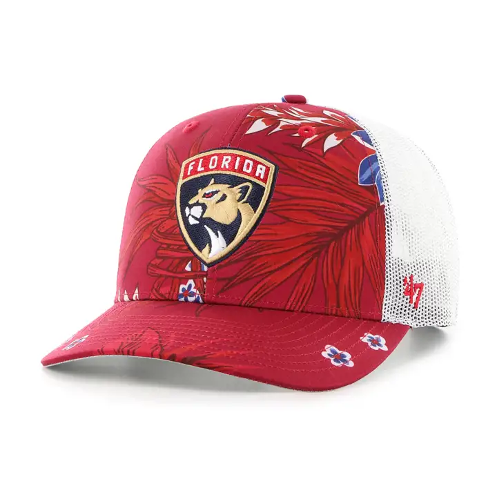 FLORIDA PANTHERS LNH Ibiza Floral 47 Trucker Rouge/blanc