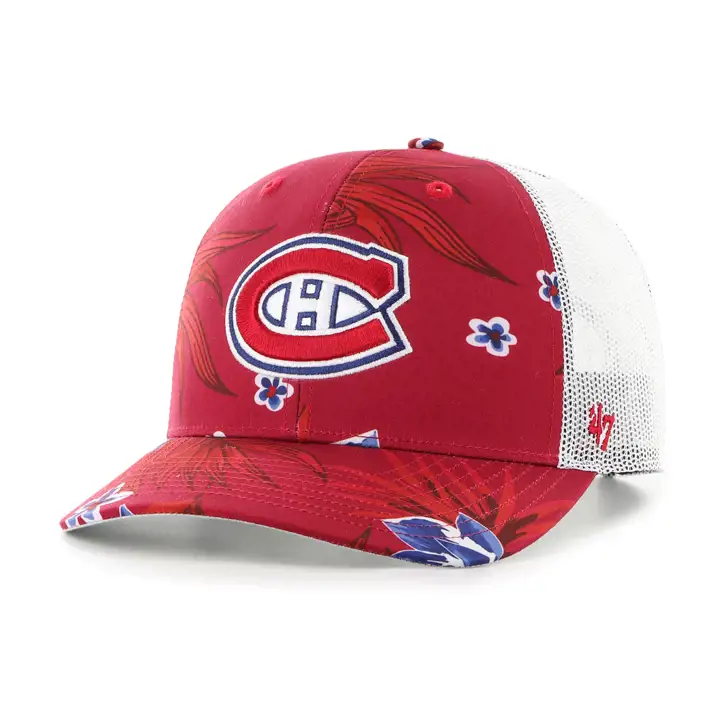 MONTREAL CANADIENS LNH Ibiza Floral 47 Trucker Actuel rouge/