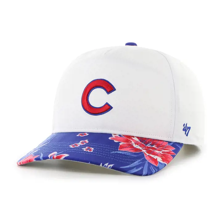 CHICAGO CUBS MLB Floral 2-Tons '47 Hitch blanc/ bleu roi