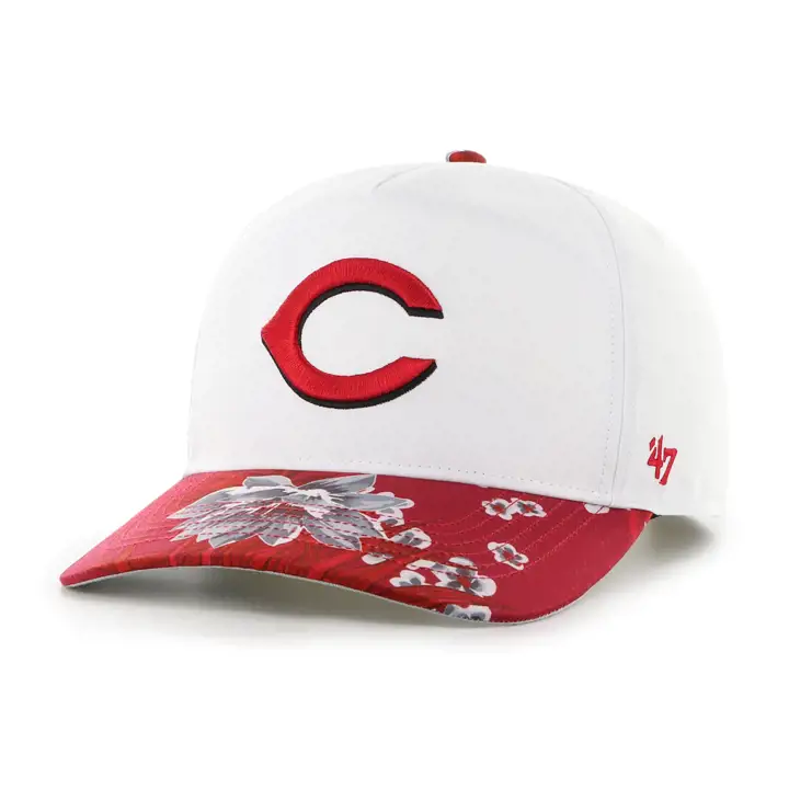CINCINNATI REDS MLB Casquette florale bicolore '47 Hitch blanc/ rouge