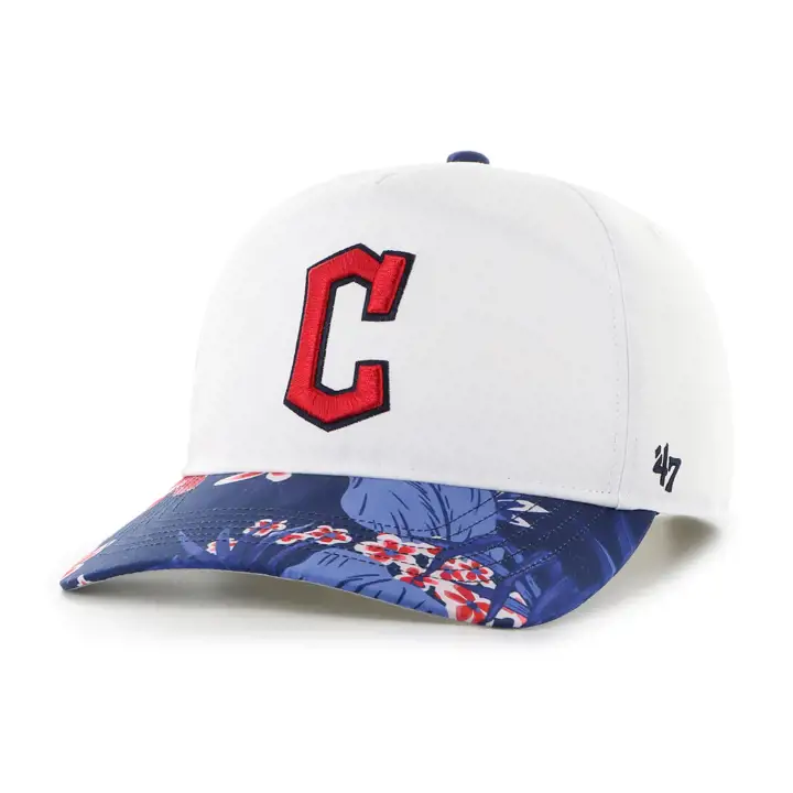 CLEVELAND GUARDIANS MLB Floral Bicolore '47 Hitch blanc/ marine