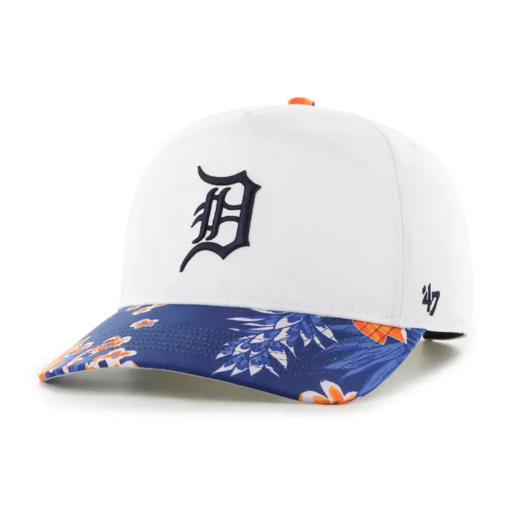 DETROIT TIGERS MLB Floral 2 Tons '47 Hitch blanc/ marine