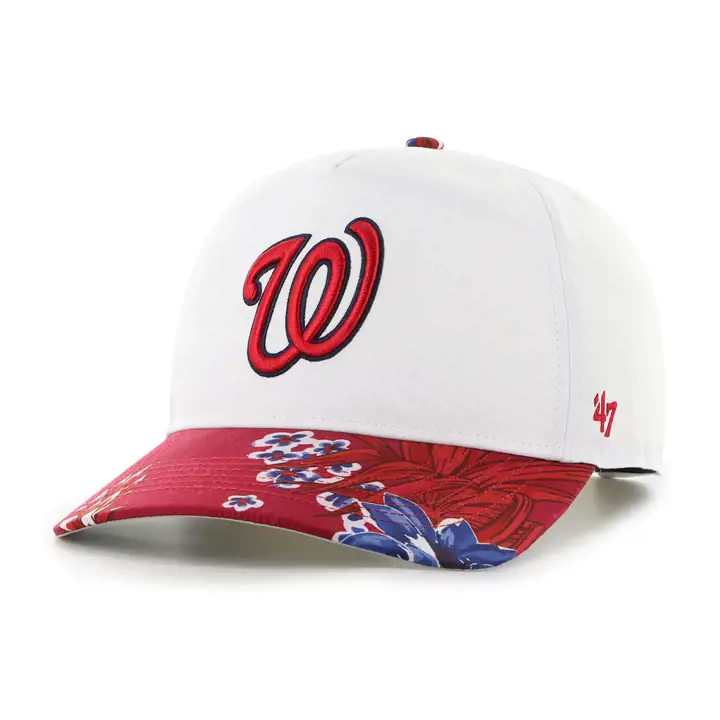 WASHINGTON NATIONALS MLB Floral 2-Tone '47 Hitch blc/ rouge
