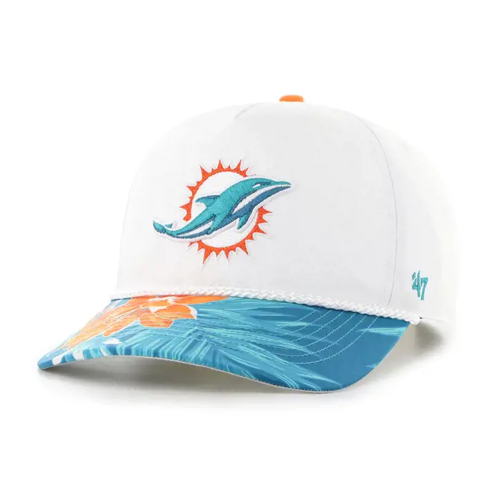 MIAMI DOLPHINS NFL Ibiza Floral 2-Tone '47 Hitch BLC/AQ