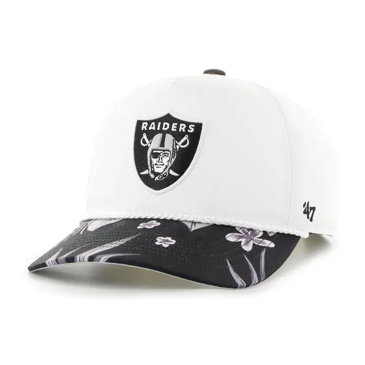 LAS VEGAS RAIDERS NFL Ibiza Floral 2-Tone '47 Hitch BLA/NCA