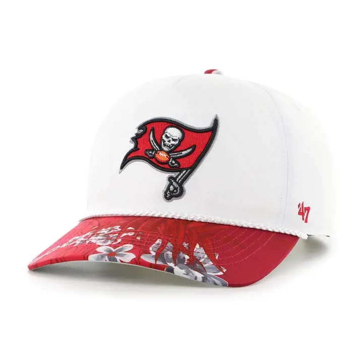 TAMPA BAY BUCCANEERS NFL Ibiza Floral Bicolore Casquette '47 Hitch BLANC/R