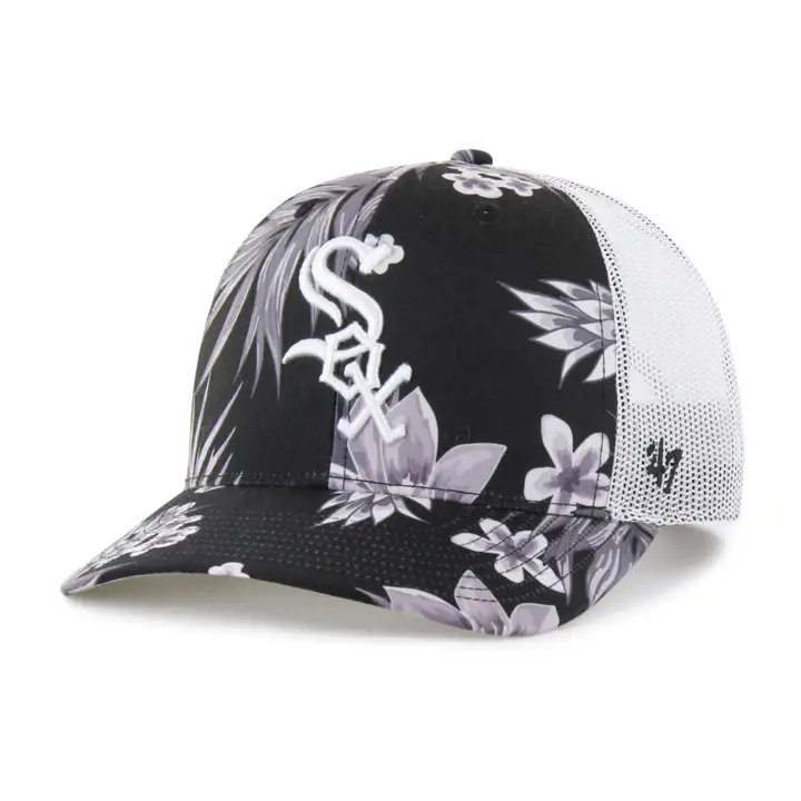 CHICAGO WHITE SOX MLB Floral Trucker '47 NOIR/BLANC