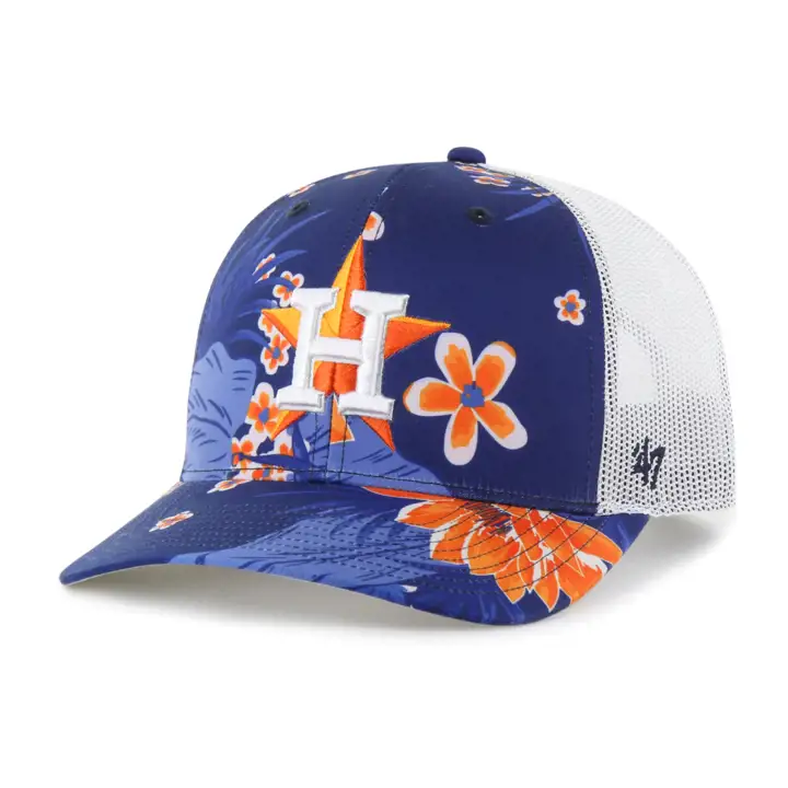 HOUSTON ASTROS MLB Casquette trucker '47 fleurie bleu marine/blanc