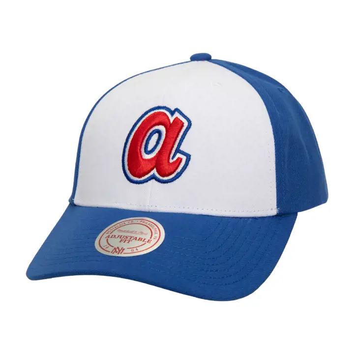 Casquette de sport M&N COOP MLB Atlanta Braves BLANC/BLEU ROYAL