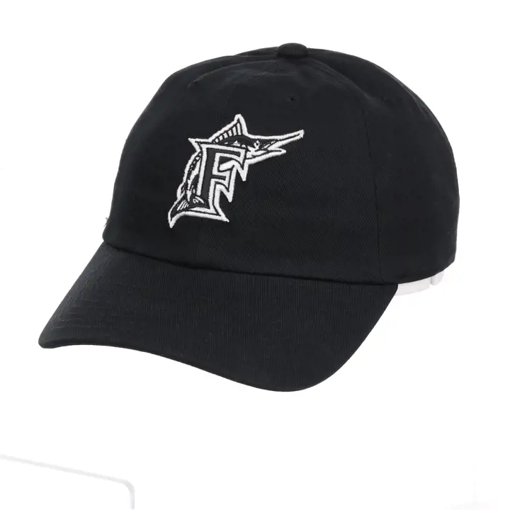 Casquette ajustable MLB M&N BW COOP DAD CAP BLK/WHT Florida Marlins