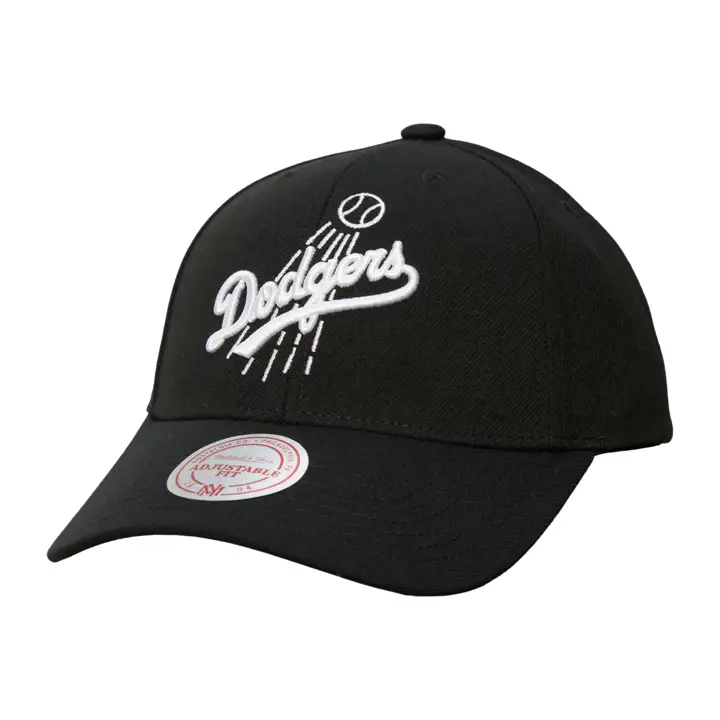Casquette de sport M&N BW COOP MLB Los Angeles Dodgers NOIR/BLANC