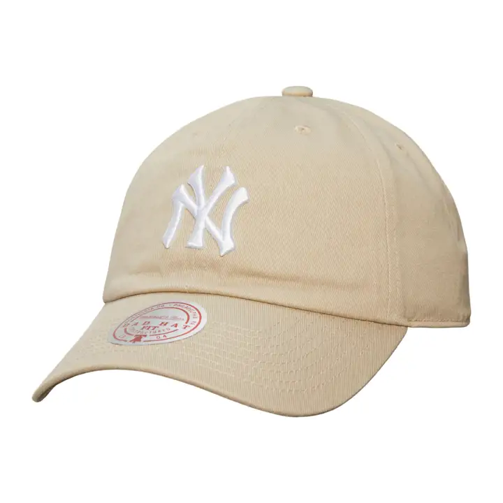 Casquette New York Yankees MLB M&N KW COOP DAD CAP Kaki/Blanc