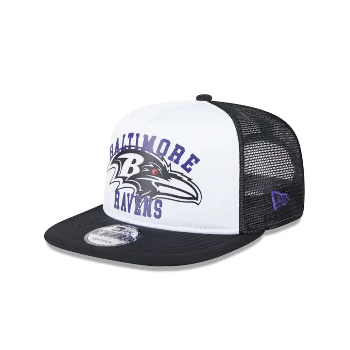 Casquette Trucker Baltimore Ravens NFL en mousse BLA/BLC