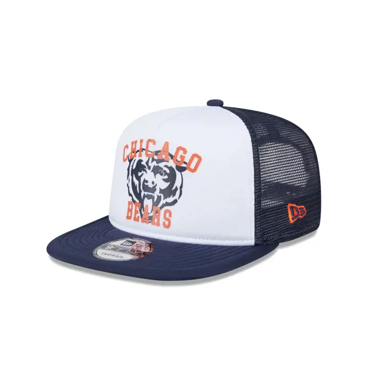Chicago Bears NFL Casquette trucker en mousse BLANC/BLEU MARINE