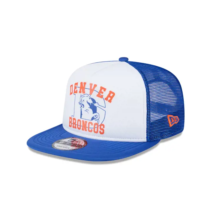 Casquette filet NFL Denver Broncos en mousse AF BLANC/ROYAL