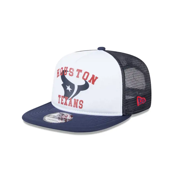 Casquette de camionneur en mousse NFL Houston Texans WHT/NAVY