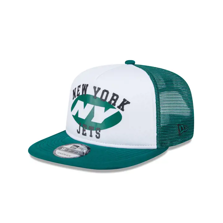 Casquette Trucker NFL New York Jets en mousse WHT/DKGRN