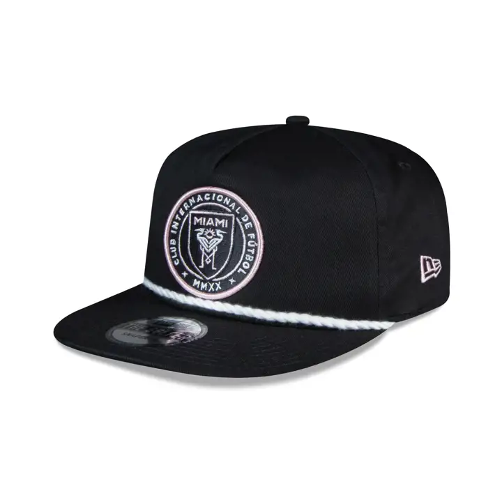 Casquette de golf noire Inter Miami MLS Core Rope Golfer