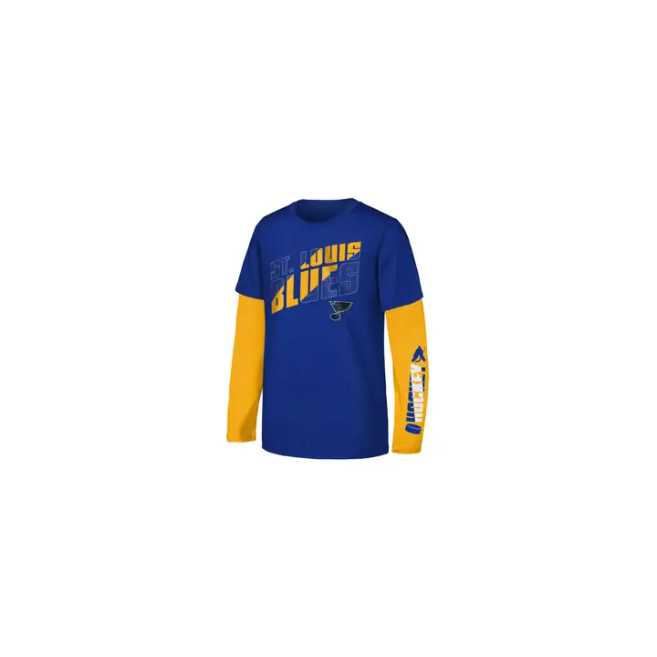 Ensemble de 3 t-shirts pour jeune des Blues de St. Louis (LNH), bleu