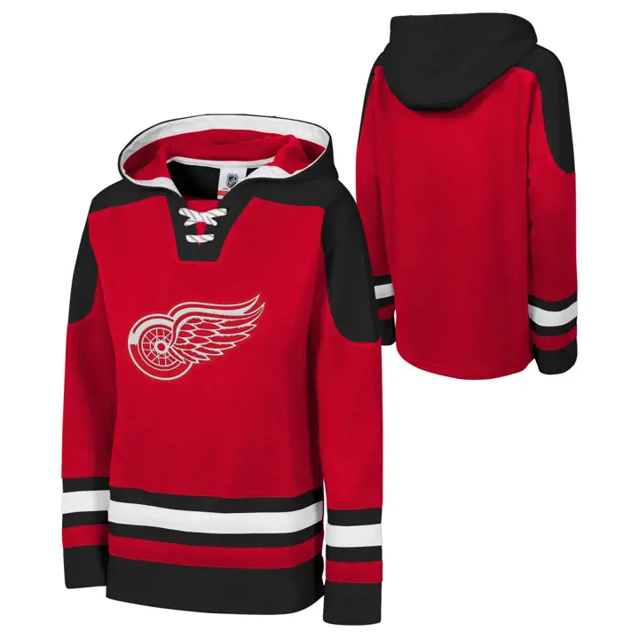 Chandail à capuchon Ageless Rouge de la LNH des Red Wings de Detroit pour jeune