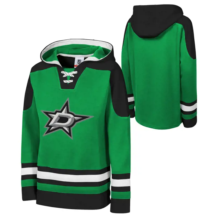 Chandail à Capuche Vert Dallas Stars NHL Ageless pour Jeunes