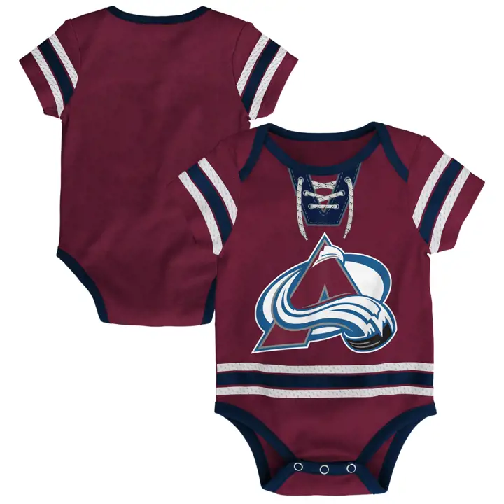 Barboteuse de hockey Colorado Avalanche NHL pour nouveau-né MAR