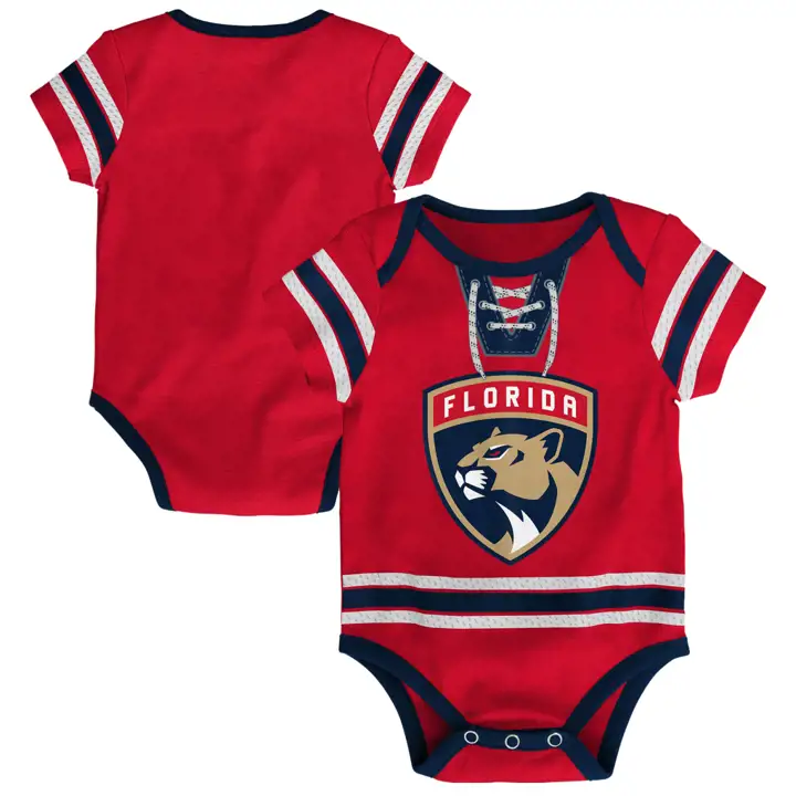 Combinaison de hockey pour nouveau-né Florida Panthers LNH Pro Creeper ROUGE