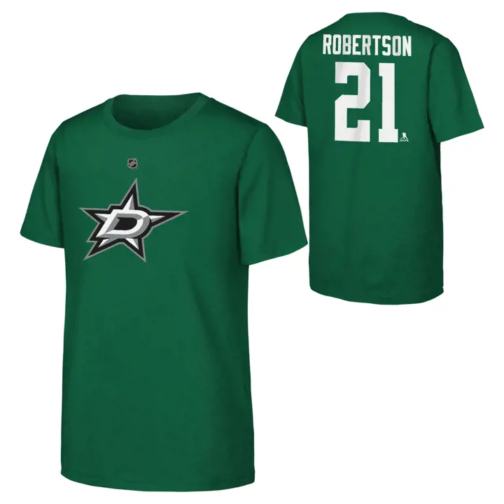 T-shirt Enfant N&N Joueur Dallas Stars LNH Jason Robertson GR