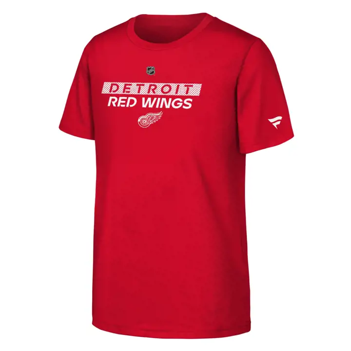 T-shirt authentique pro Wordmark des Redwings de Detroit NHL pour jeune 24 RE