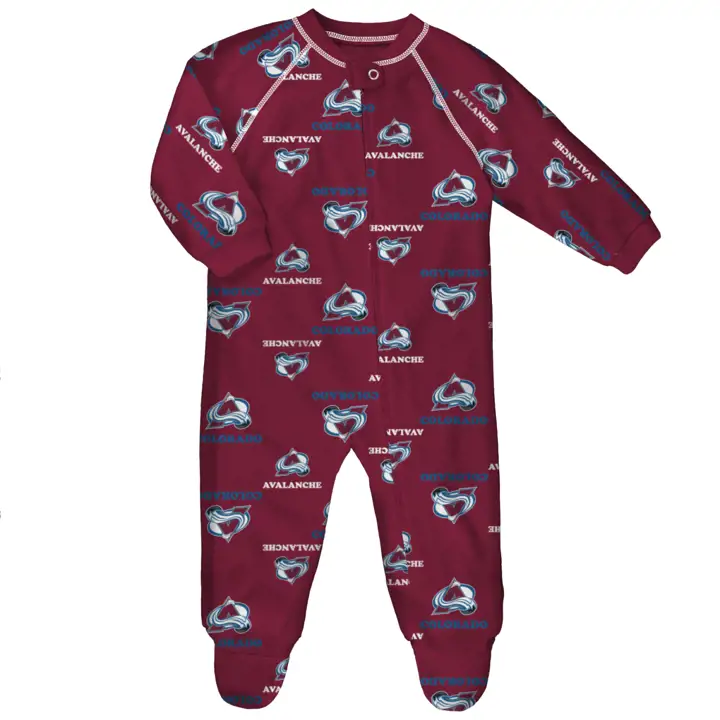 Combinaison à fermeture éclair Raglan NHL pour nouveau-né Colorado Avalanche MAR