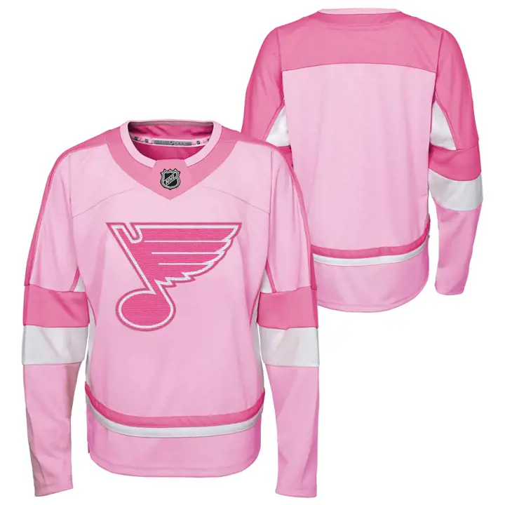 Maillot pour enfant (fille) des Blues de St. Louis (LNH) - Rose