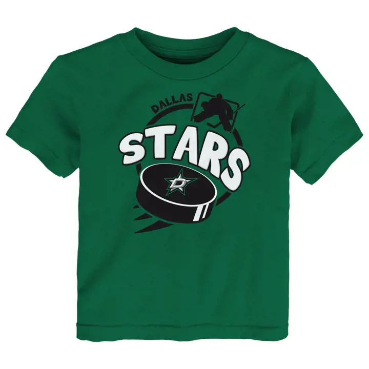 T-shirt pour tout-petits Dallas Stars NHL Slap Shot Vert