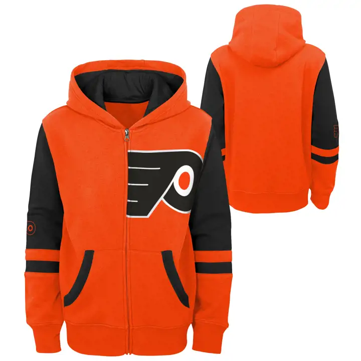 Sweat à capuche zippé Philadelphia Flyers NHL Kids Face Off ORG