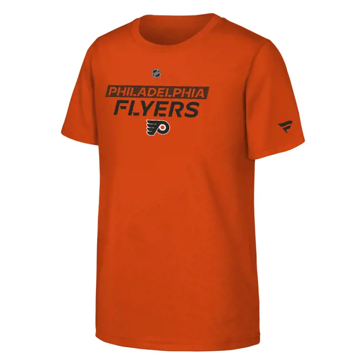 T-shirt Wordmark authentique Pro pour jeunes NHL Flyers de Philadelphie 24