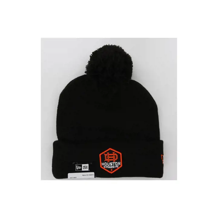 Houston Dynamo MLS Core Cuff Pom Knit BLK