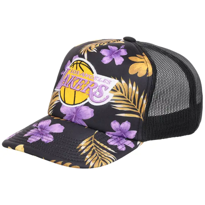 Los Angeles Lakers NBA MN Casquette Trucker à fleurs Floral/PUR