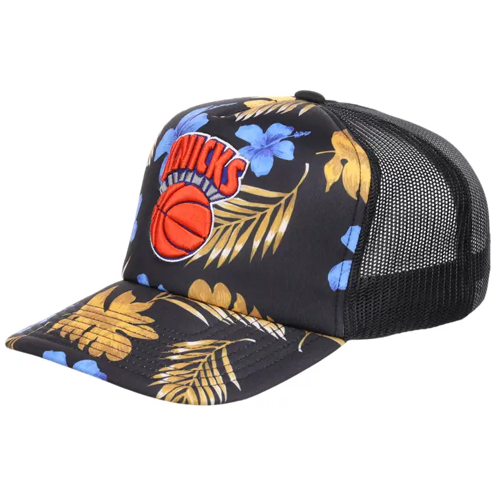 New York Knicks NBA MN Casquette Trucker florale Floral/BLEU