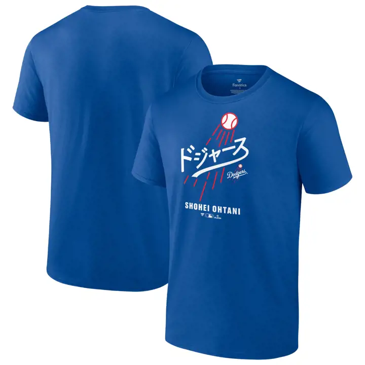 T-shirt Los Angeles Dodgers MLB Logo Kanji Shohei Ohtani RBL