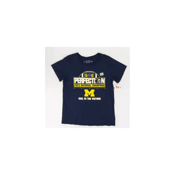 T-shirt femme Championnat national NCAA Michigan marine