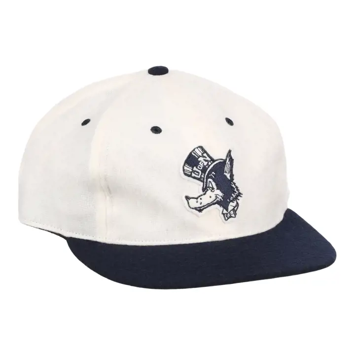Casquette de baseball en laine Nevada Wolf Pack Collegiate BLANC/BLEU MARINE