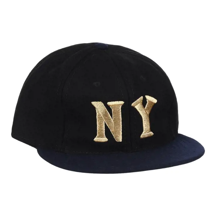 Casquette Vintage en Laine New York Black Yankees NOIR/BLEU MARINE
