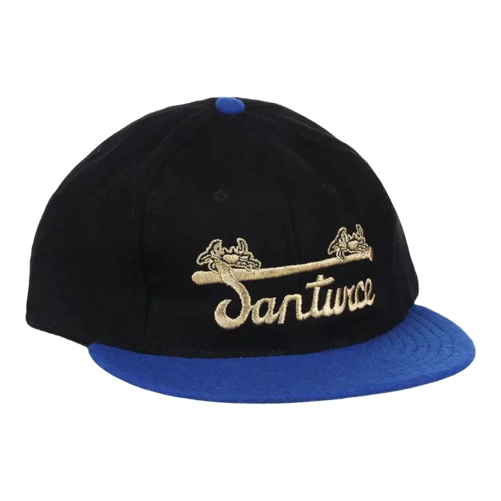 Casquette vintage en laine Santurce Cangrejeros noire/bleue roi