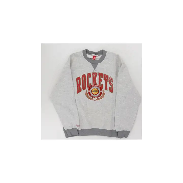 Houston Rockets NBA Premium Fleece Crew GRIS