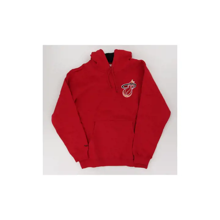 Miami Heat NBA N&N Player Fleece Logo Hood RED