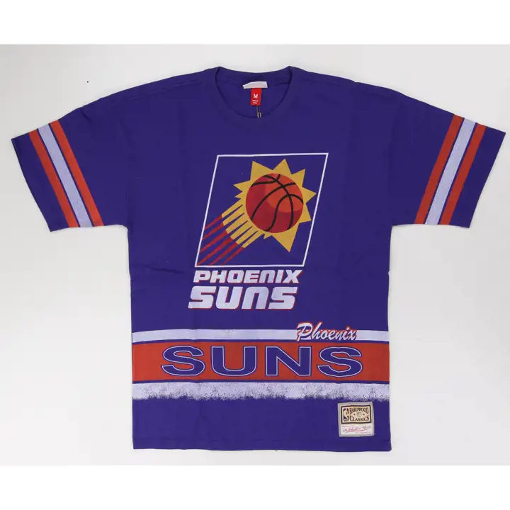 Phoenix Suns NBA T-SHIRT OVERSIZE MODE LOGO VINTAGE PUR