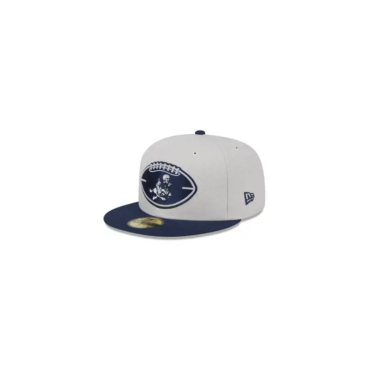 Dallas Cowboys 24 NFL OF Bord de touche Historique 59FIFTY STONE/NAV