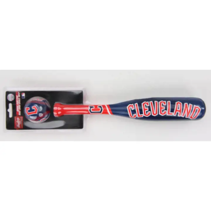 Ensemble batte et balle Cleveland Guardians Softee Mini Slugger AST